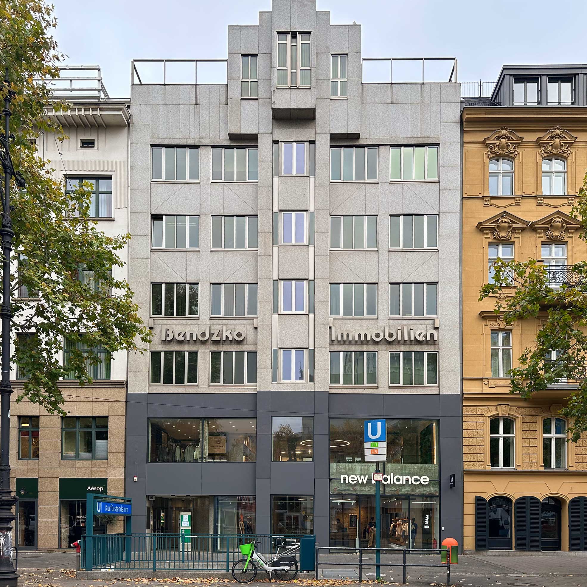 Bendzko Immobilien am Ku-Damm im Herbst